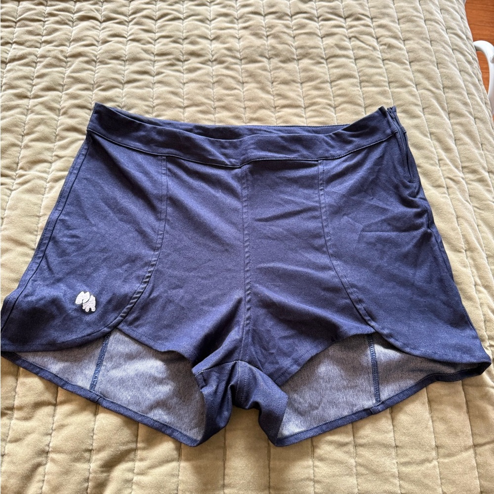 Navy Blue Women's Athletic Shorts